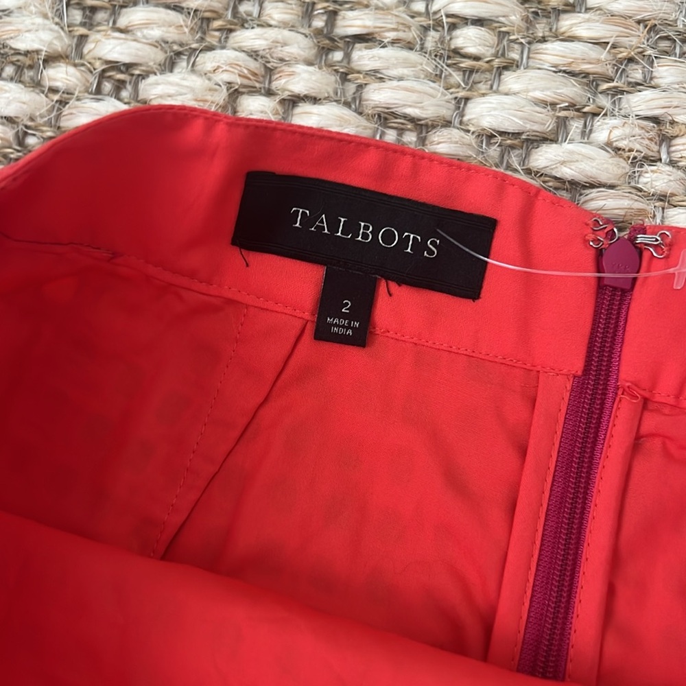 Talbots Pink And Orange, Size 2, Nwot - image 3